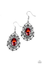 Load image into Gallery viewer, Regal Razzle - Red- Earrings