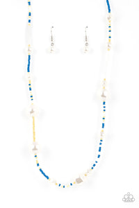 Modern Marina - Blue necklace and Contemporary Coastline bracelet "set"