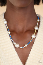 Load image into Gallery viewer, Modern Marina - Blue necklace and Contemporary Coastline bracelet &quot;set&quot;