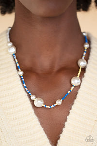 Modern Marina - Blue necklace and Contemporary Coastline bracelet "set"