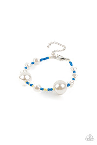 Modern Marina - Blue necklace and Contemporary Coastline bracelet "set"