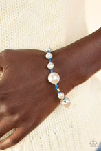 Load image into Gallery viewer, Modern Marina - Blue necklace and Contemporary Coastline bracelet &quot;set&quot;