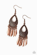 Load image into Gallery viewer, Metallic Funk Copper Earring