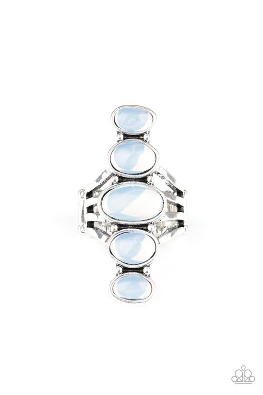 Paparazzi Stone Sublime - White - Silver Ring