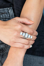 Load image into Gallery viewer, Paparazzi Stone Sublime - White - Silver Ring