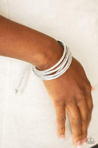 Bracelet ~ Glitter-tastic! - Silver