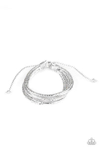 Bracelet ~ Glitter-tastic! - Silver