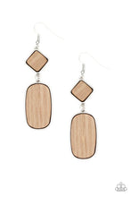 Load image into Gallery viewer, You Wood Be So Lucky - Brown Wooden Earrings