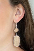 Load image into Gallery viewer, You Wood Be So Lucky - Brown Wooden Earrings